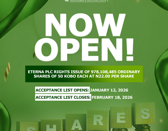 Eterna Rights Offer 2026 ETERNA RIGHTS OFFER 2026